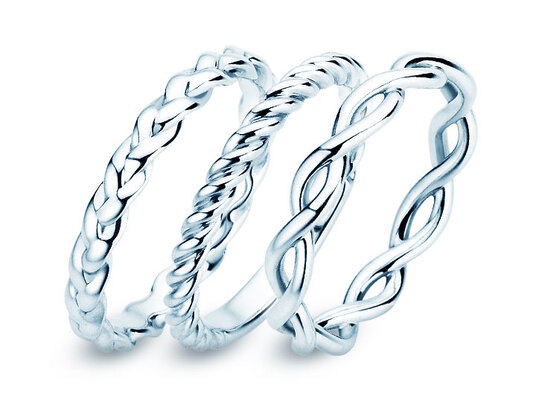 Rings without gemstones for women