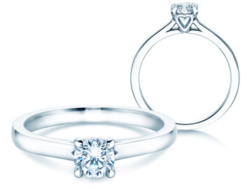 Engagement ring Romance in platinum