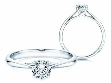 Engagement ring Delight in white gold
