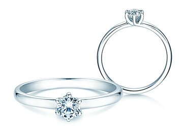 Engagement ring Melody in silver