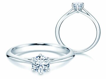 Engagement ring Heaven 6 in silver