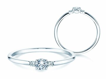 Engagement ring Glory Petite in platinum