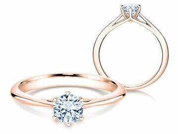 Engagement ring Heaven 6 in rose gold