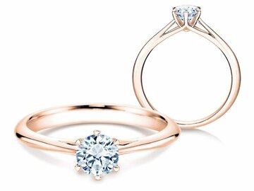 Engagement ring Heaven 6 in rose gold