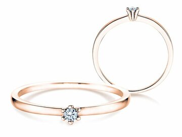 Engagement ring Classic Petite in rose gold