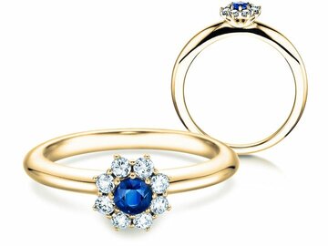 Engagement ring Lovely in yellow gold