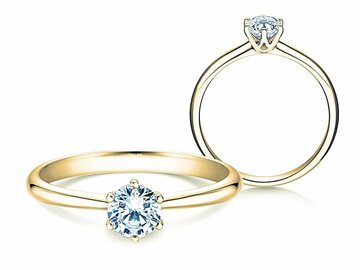 Engagement ring Spirit in yellow gold