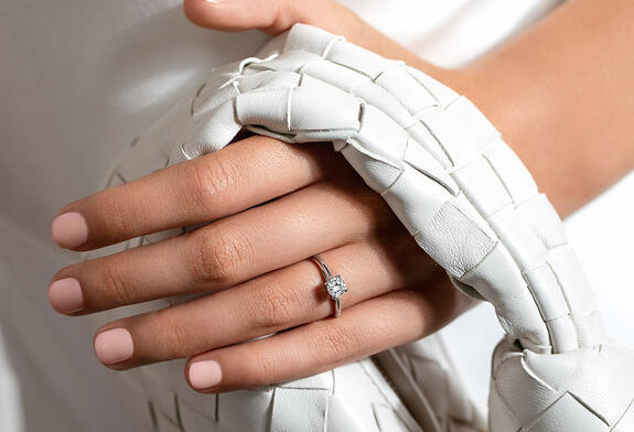 Mid-Century .50 Carat Diamond Engagement Ring