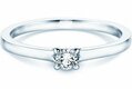 Affordable silver engagement rings