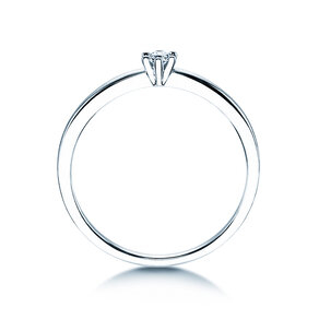 Engagement ring Classic Petite in white gold