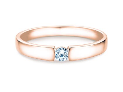 Engagement ring Infinity Petite in rose gold