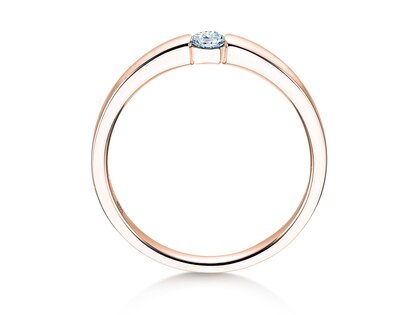 Engagement ring Infinity Petite in rose gold