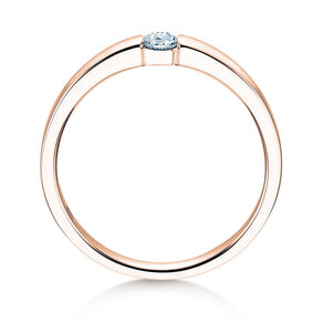 Engagement ring Infinity Petite in rose gold