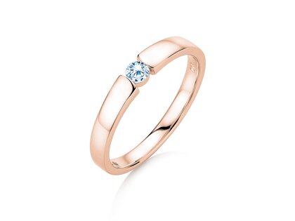 Engagement ring Infinity Petite in rose gold