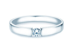 Engagement ring Infinity Petite in white gold