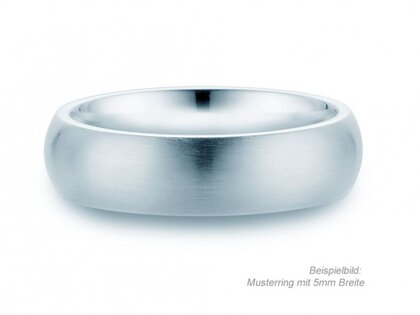 Anillo para hombre Classic 3mm en plata 925/- mate