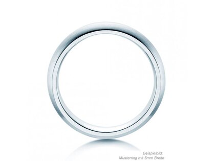 Anillo para hombre Classic 3mm en plata 925/- mate