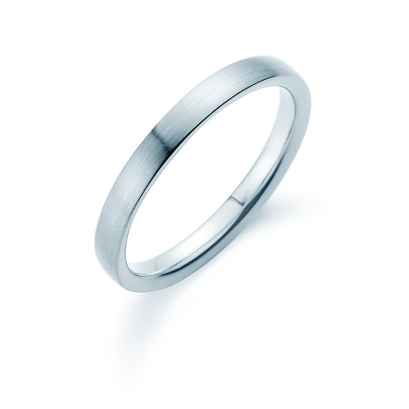 Herenring Infinity 3mm in zilver 925/- mat