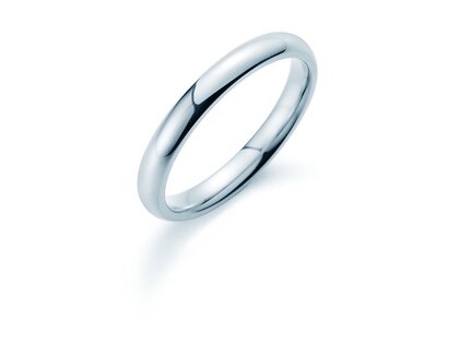Anillo para hombre Classic 3mm en plata 925/- pulido