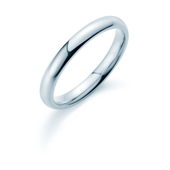 Anillo para hombre Classic 3mm en plata 925/- pulido