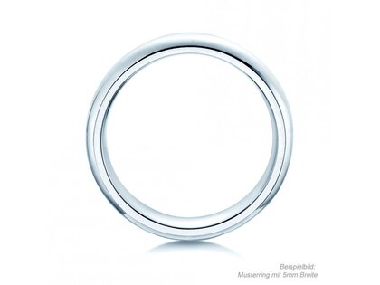 Anillo para hombre Classic 3mm en plata 925/- pulido