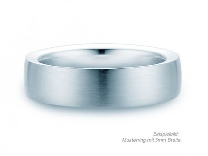 Anillo para hombre Infinity en platino 950/- mate