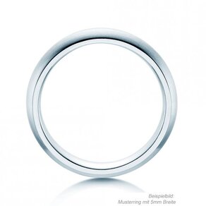 Anillo para hombre Classic 7mm en plata 925/- mate