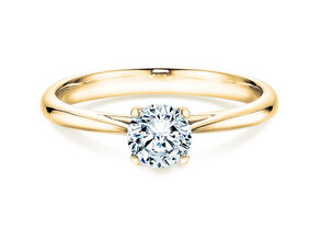 Engagement ring Delight in 14K yellow gold with diamond 0.50ct H/SI