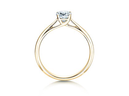 Engagement ring Delight in 14K yellow gold with diamond 0.50ct H/SI