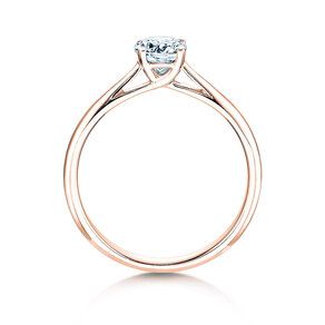 Engagement ring Delight in 18K rosé gold with lab-grown diamond 0.50ct E/VS