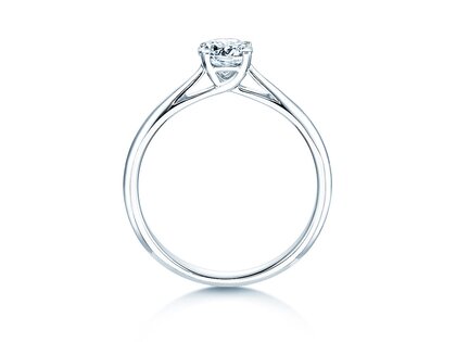 Engagement ring Delight in 9K white gold with lab-grown diamond 0.50ct E/VS