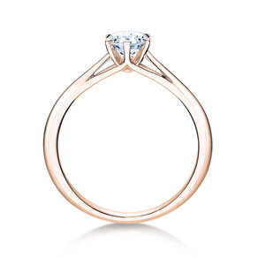 Engagement ring Heaven 6 in 14K rosé gold with lab-grown diamond 0.50ct E/VS