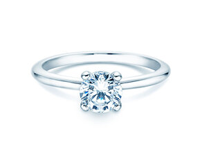 Engagement ring Classic 4 in 18K white gold with diamond 2.00ct G/SI