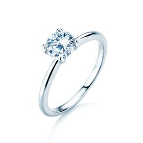 Engagement ring Classic 4 in 18K white gold with diamond 2.00ct G/SI