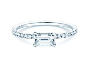Engagement ring Emerald-Cut