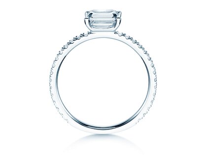 Engagement ring Emerald-Cut