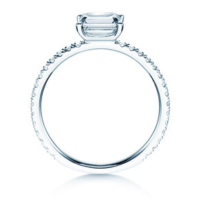 Engagement ring Emerald-Cut
