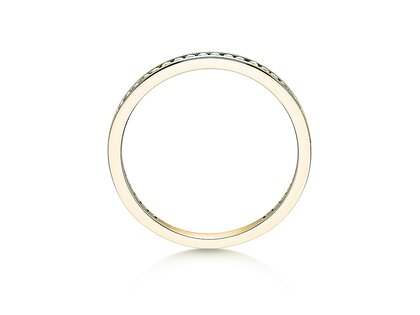 Engagement ring Endless Love in 14K yellow gold with diamonds 0.20ct G/SI