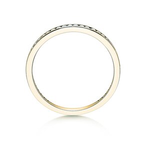 Engagement ring Endless Love in 14K yellow gold with diamonds 0.20ct G/SI