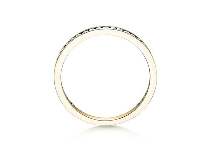 Engagement ring Endless Love in 14K yellow gold with diamonds 0.33ct G/SI