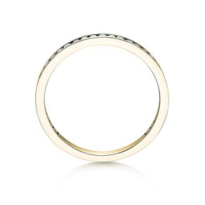 Engagement ring Endless Love in 14K yellow gold with diamonds 0.33ct G/SI