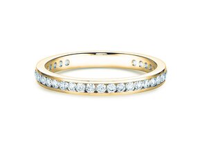 Engagement ring Endless Love in 9K yellow gold with diamonds 0.50ct G/SI