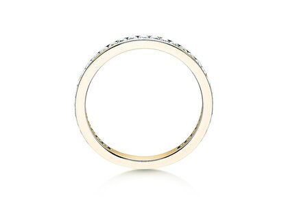 Engagement ring Endless Love in 9K yellow gold with diamonds 0.50ct G/SI