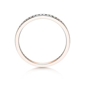 Engagement ring Endless Love in 18K rosé gold with diamonds 0.20ct G/SI