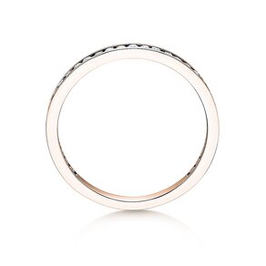 Engagement ring Endless Love in 9K rosé gold with diamonds 0.33ct G/SI