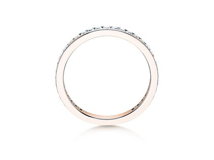 Engagement ring Endless Love in 14K rosé gold with diamonds 0.50ct G/SI