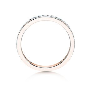 Engagement ring Endless Love in 14K rosé gold with diamonds 0.50ct G/SI