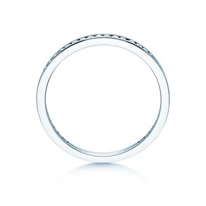 Engagement ring Endless Love in 14K white gold with diamonds 0.20ct G/SI