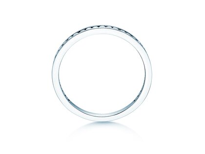 Engagement ring Endless Love in 9K white gold with diamonds 0.33ct G/SI