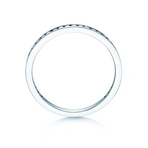 Engagement ring Endless Love in 9K white gold with diamonds 0.33ct G/SI